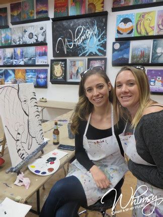 Whimsy Paint & Sip Art Studio :: Orchard Town Center :: How It Works FAQ