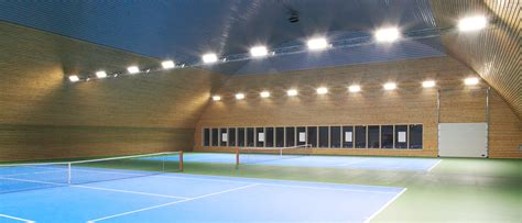 Indoor Tennis Courts Lighting Case Studies – Indoor Tennis Courts Lighting