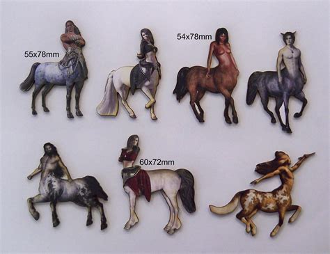 Centaur Mythical Creature. A Packet of 7 X Laser Woodcuts - Etsy UK