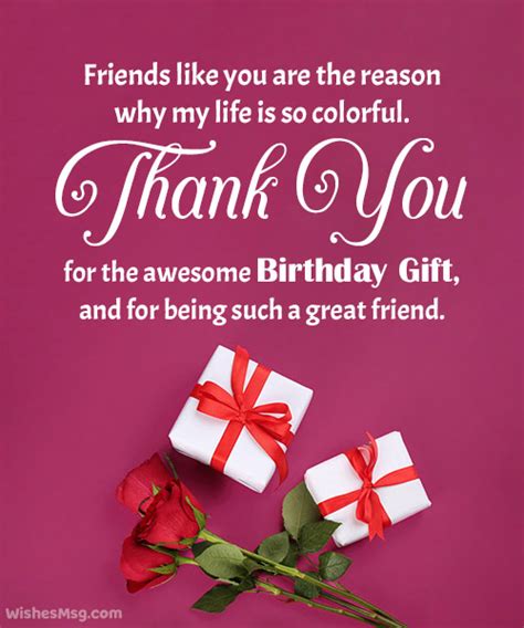 Thank You Messages For Birthday, Surprise Birthday Gifts, Birthday ...