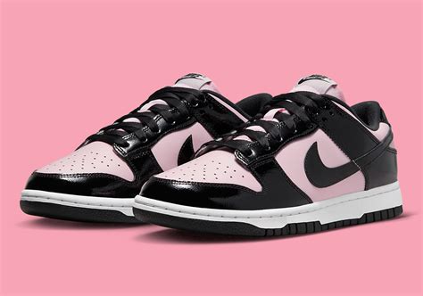 Nike Dunk Low Black Patent Pink DJ9955-600 | SneakerNews.com