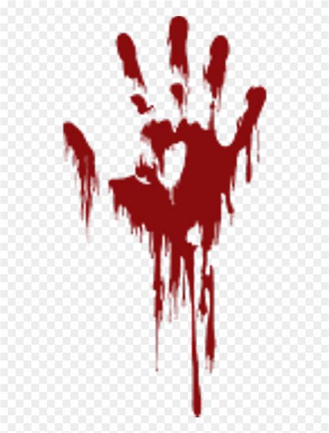 Blood Sticker - Bloody Hand - Free Transparent PNG Clipart Images Download