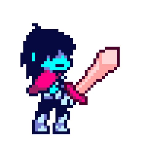 Deltarune Kris Sprite Back