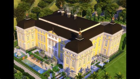 The sims 4 - Royal palace (50 rooms and 9 bathrooms) - YouTube