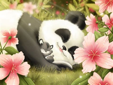 Cute Purple Panda Wallpapers - Wallpaper Cave