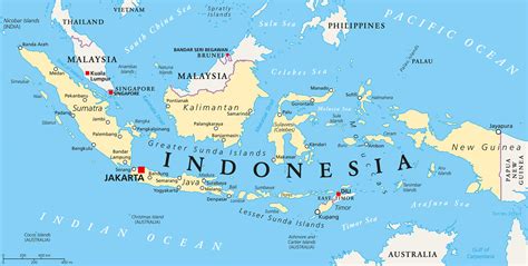 Indonesia Map - Guide of the World