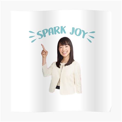 "marie kondo spark joy" Poster by L-Scott | Redbubble