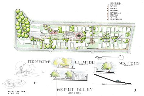 Woonerf Design I did for an alley way in Morgantown, Wv. Critiques ...