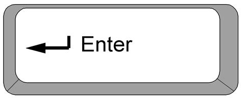 Clipart: Computer Keyboard keys - Enter key