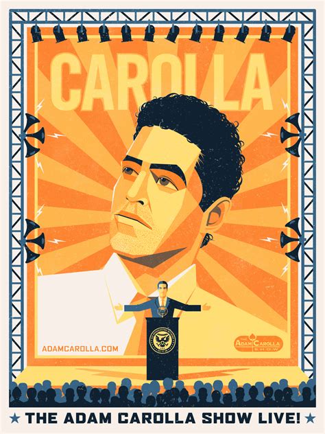 A Poster For "The Adam Carolla Show Live!" — DKNG