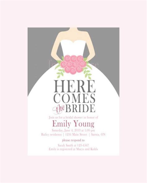 002 Template Ideas Free Bridal Shower Invitation Templates in Blank ...