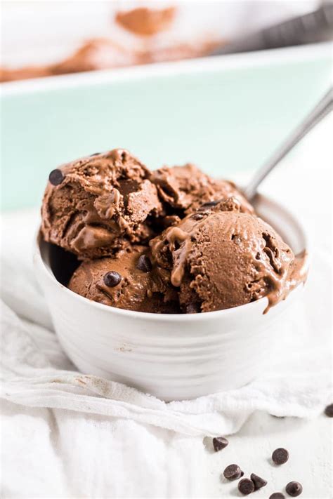 Chocolate Banana Ice Cream (Only 4 Ingredients!) - What Molly Made