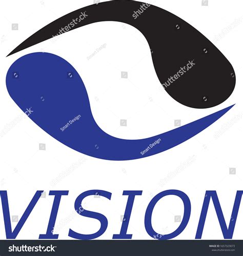 Vision Logo Vector Isolated On White Stock Vector (Royalty Free ...