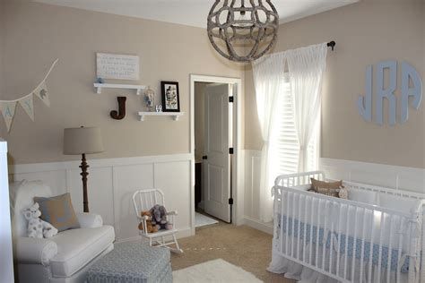 Beige and White Neutral Nursery for Baby Boy - Project Nursery