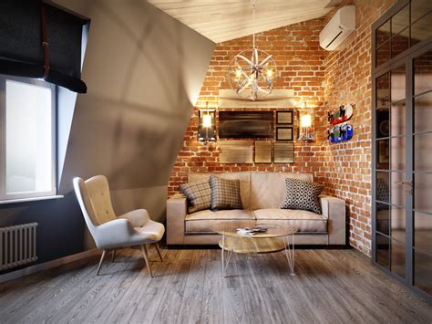 Old Interior Brick Adds Warmth to the Holidays