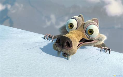 Download Ice Age Scrat Funny Cartoon Wallpaper | Wallpapers.com