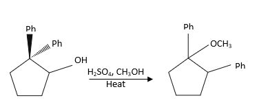 Provide the mechanism for the following reaction: H2SO4, CH3OH, Heat ...