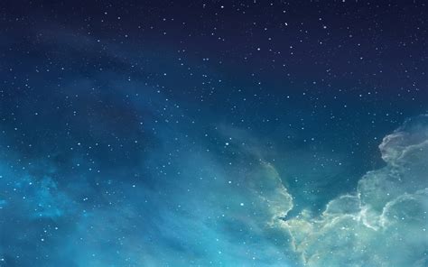 Blue Starry Sky Wallpaper