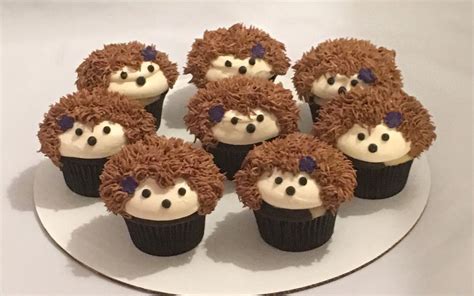 Making hedgehog cupcakes – Artofit