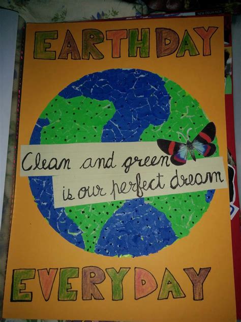 Slogan On Earth Day Drawing - arbordaynow