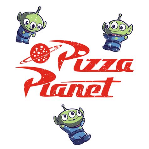 Pizza Planet - T-Shirt Mens S (With images) | Toy story tattoo, Pizza ...