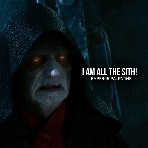 One of the best quotes by Emperor Palpatine from the Star Wars Universe ...