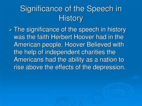 PPT - Financing Relief Efforts By Herbert Clark Hoover (1931 ...