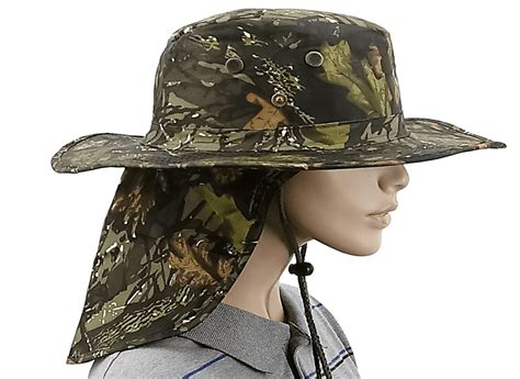 Woodland Camo Camouflage Summer HAT BEACH FISHING HUNTING Hiking w ...