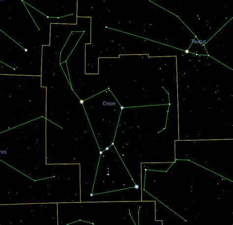 Orion Nebula Map