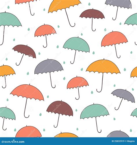 Umbrella Pattern Royalty Free Stock Images - Image: 25832919