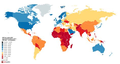 GDP per capita (2017) [6460x3480] : r/MapPorn