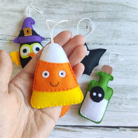 Halloween felt decor Halloween decorations Felt pumpkin | Etsy