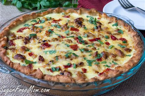 Low Carb Italian Sausage Quiche