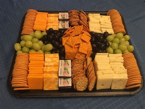 Cheese and Cracker Party Tray, MADE BY ME, Rubireddhead | Party trays ...