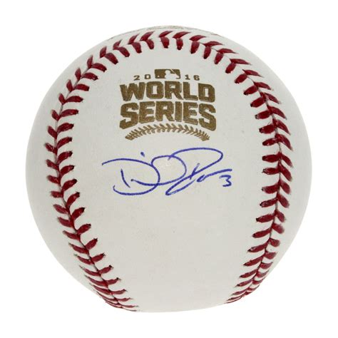 David Ross Autographed Rawlings Official 2016 World Series Baseball ...