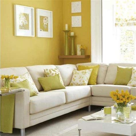 Interior Decoration in Yellow | Yellow living room colors, Yellow ...