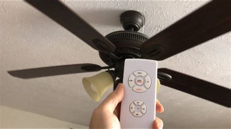 Ceiling Fan With Remote Control And Light