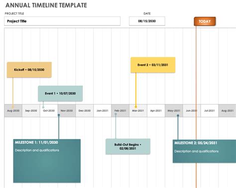 Free Google Timeline Templates | Smartsheet