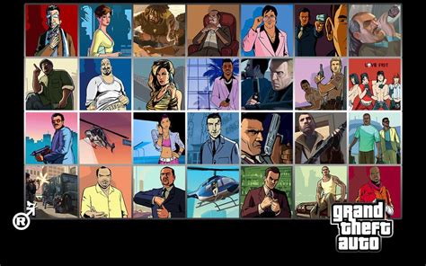 Grand Theft Auto Characters Wallpapers - Top Free Grand Theft Auto ...