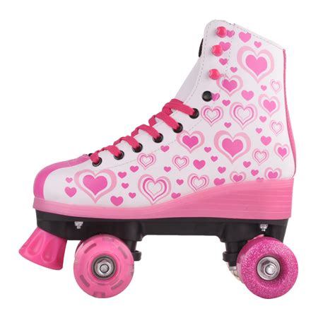 Pink Soy Luna Patines Pvc Wheel Moq 1 Pair Quad Roller Skate For Women ...