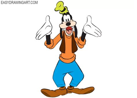 How to Draw Goofy - Easy Drawing Art