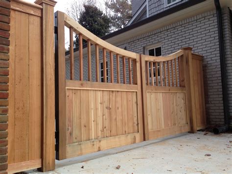 Wooden Driveway Gates