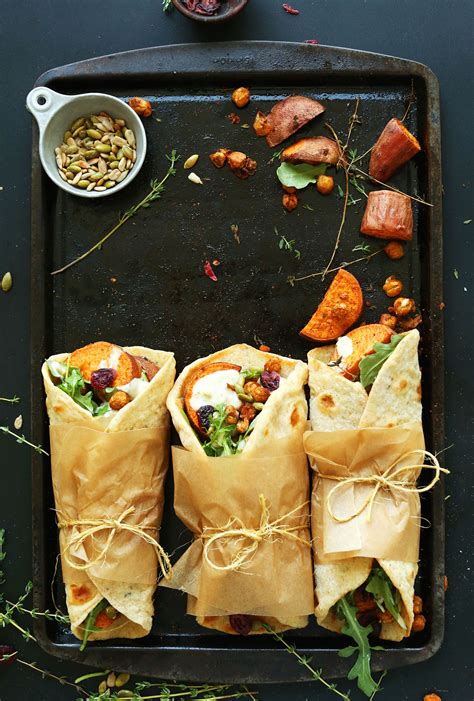 Vegan Thanksgiving Wraps | Minimalist Baker Recipes