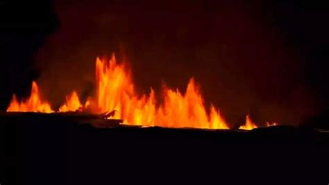 Iceland Volcano Eruption: Jaw-Dropping Video: Webcams Capture Explosive ...