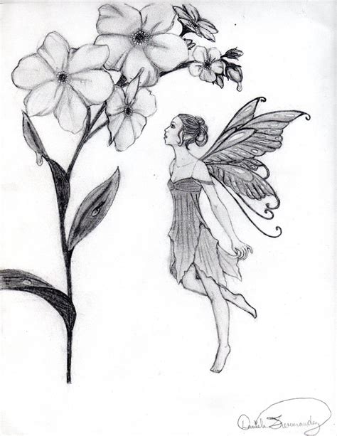 Flower Fairy by danidee924 on DeviantArt | Fairy drawings, Flower ...