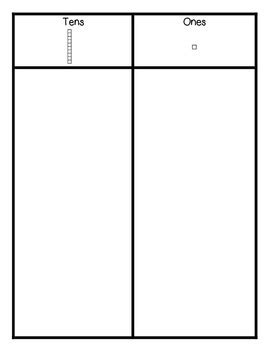 Tens and Ones Chart by Allison Crowson | Teachers Pay Teachers