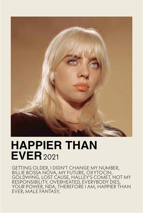 Billie Eilish Happier Than Ever Song | HeroicInfo