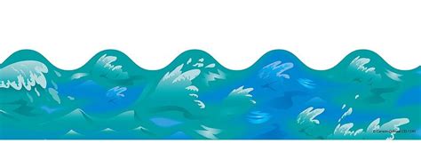 Ocean Waves Border - ClipArt Best