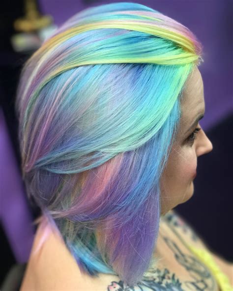 Pastel hair | Hair, Rainbow hair, Pretty hairstyles