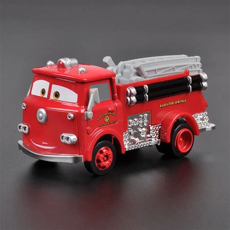 Pixar Cars Red Fire Truck